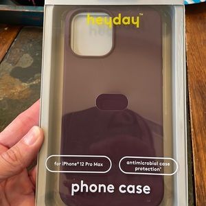 HeyDay iPhone 12 Pro Max Case, Maroon, New in box